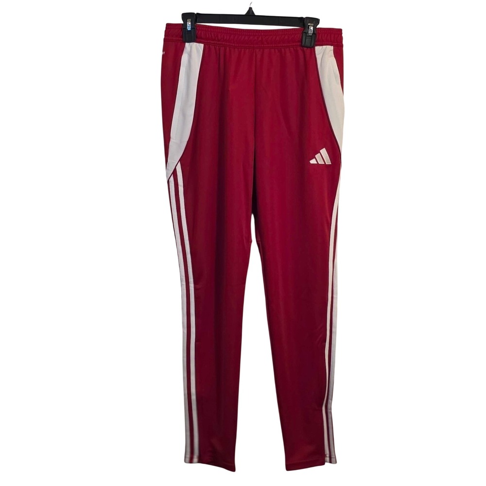 Adidas Tiro 24 Men's Soccer‎ Track Jogger Pants Size XL Red White IV7264 NWT